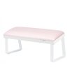 Підставка для манікюру LOFT PASTEL PINK на скошених білих металевих ніжках на білій основі