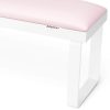 Підставка для манікюру LOFT PASTEL PINK на знімних білих металевих ніжках на білій основі